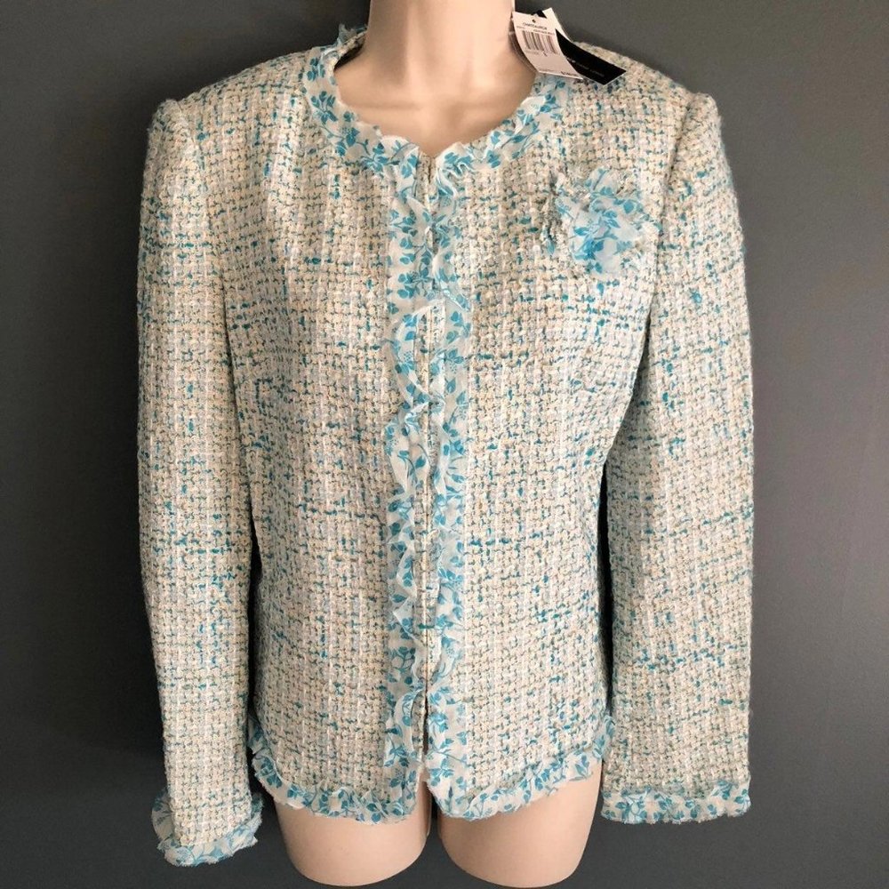 NWT GRACE DANE LEWIS Tweed Jacket - Sz 8